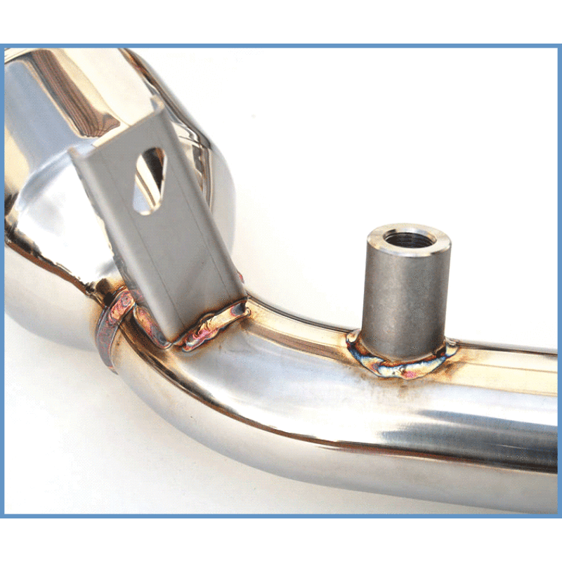 Invidia 09+ Nissan 370Z / Infiniti G37 60mm High Flow Cat w/ Bracket Invidia Connecting Pipes