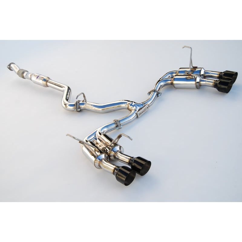 Invidia 2015+ Subaru WRX / STI Gemini/R400 Single Layer Quad Black Tip Cat-Back Exhaust Invidia Catback