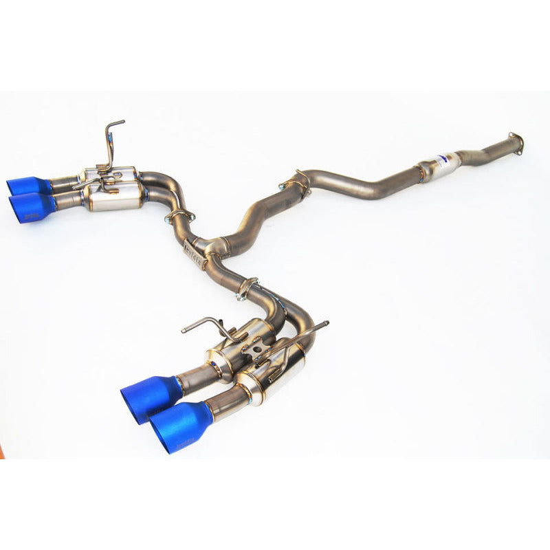 Invidia 2015+ WRX/STi Gemini 80mm Full Titanium Quad 101mm Tip Cat-Back Exhaust Invidia Catback