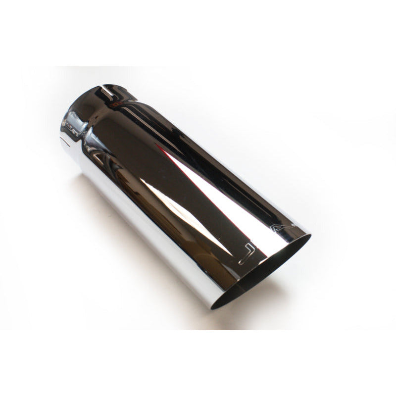 JBA 4in x 4.5in x 12in Angle Cut Chrome Plated Exhaust Tip JBA Tips