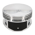 JE Pistons 350 SBC FLAT TOP 18 Set of 8 Pistons JE Pistons Piston Sets - Forged - 8cyl