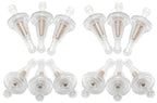 K&N 0.25in Flange 2.15in Length 1in OD Sintered Porous Bronze Fuel Filter (Set of 12)