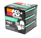 K&N 03-09 Dodge Ram 5.9L L6 Diesel 3.375in OD x 3.969in L Fuel Filter