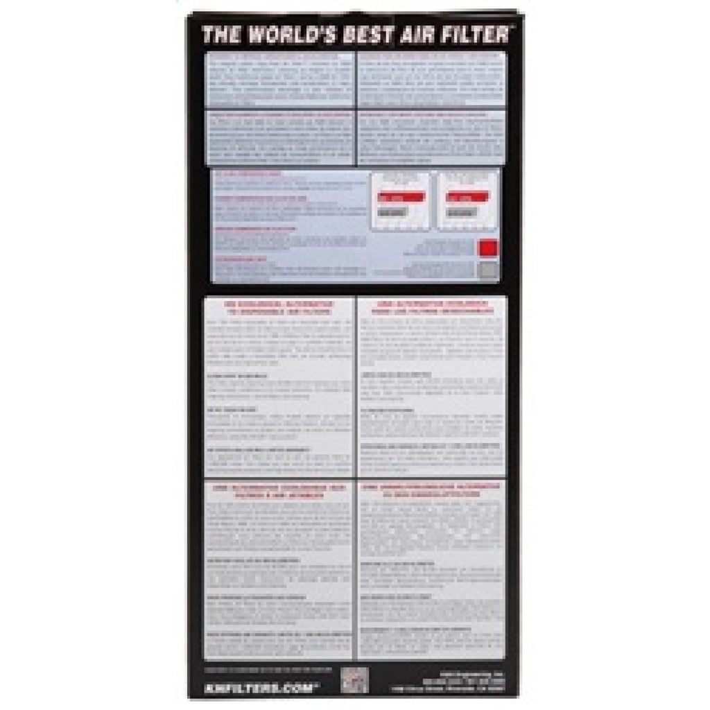 K&N 15-19 Yamaha GPD 125 NMAX Replacement Drop In Air Filter K&N Engineering Air Filters - Drop In