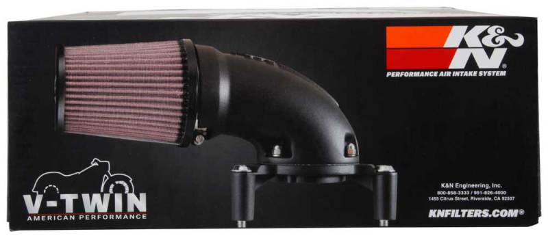 K&N 17-18 Harley-Davidson Touring Models Performance Air Intake System Silver