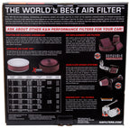K&N 5-1/8in / 14in ID X 1.5in O/S Flat Base Air Cleaner Assembly