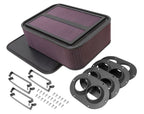 K&N Custom Racing Assembly Generation 2 Carbon Fiber Air Box - Large w/ 2.50in Air Horn