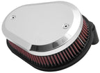 K&N Intake System for Harley-Davidson - Color (Red) - Style (Triangle) - Size (6-8)