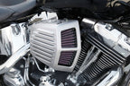 K&N Street Metal Intake System 08-16 Harley-Davidson Shaker Silver H/D Touring Models