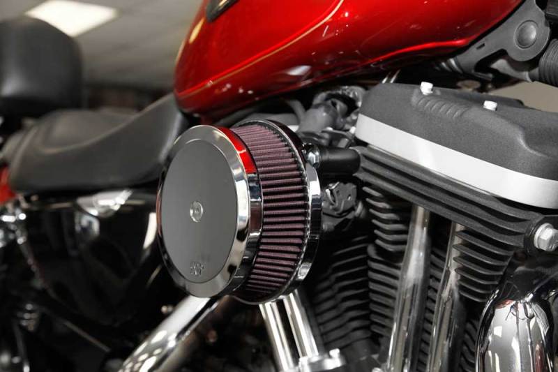 K&N Street Metal Intake System Hammer Chrome for Harley-Davidson