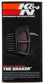 K&N Street Metal Intake System for 01-16 Harley-Davidson Softail/Dyna - Shaker Black
