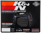 K&N Street Metal Intake System for 01-16 Harley-Davidson Softail/Dyna - Shaker Black
