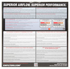 K&N Universal Custom Air Filter - Unique Shape 10.813in OD / 2.188in Height