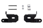KC HiLiTES 18-19 Jeep Wrangler JL A-Pillar Light Mount Bracket Set (Pair) - Black