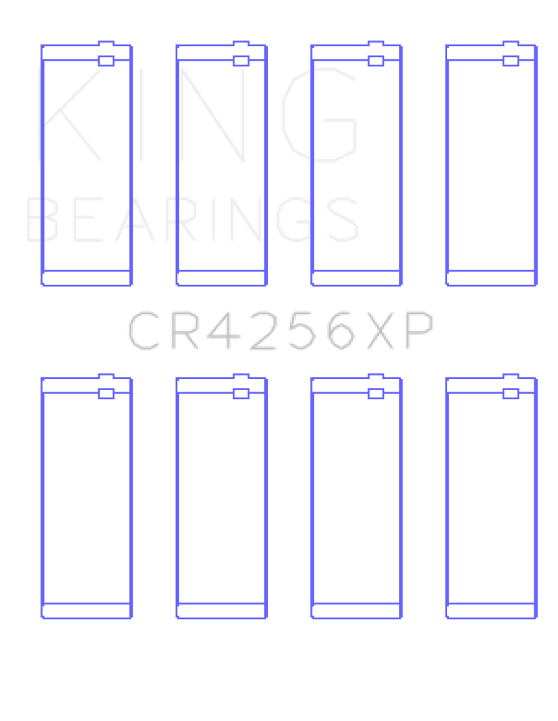 King Engine Bearings 03-05 Dodge Neon SRT4 2.4L Performance Rod Bearing Set - Size +0.25mm
