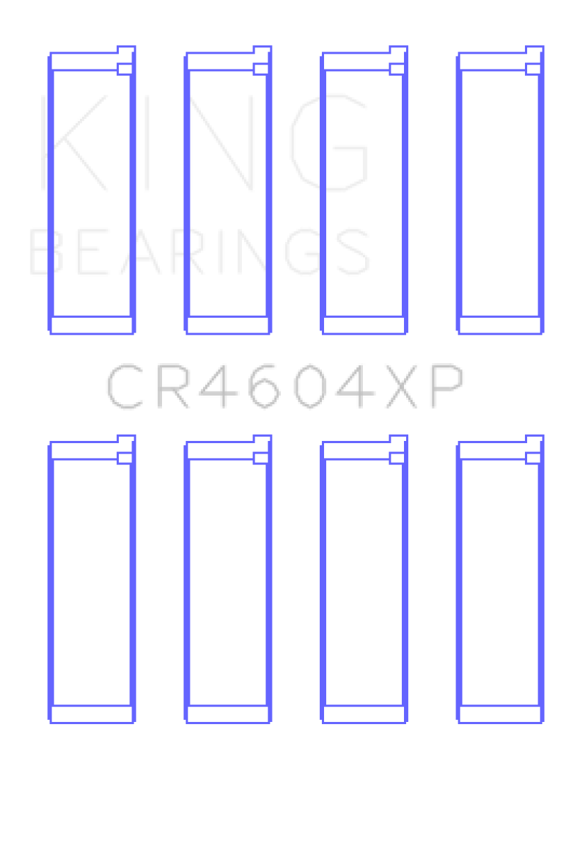 King 07-09 Mazdaspeed 3 L3-VDT MZR DISI (t) Duratec High Performance Rod Bearing Set - Size STDX