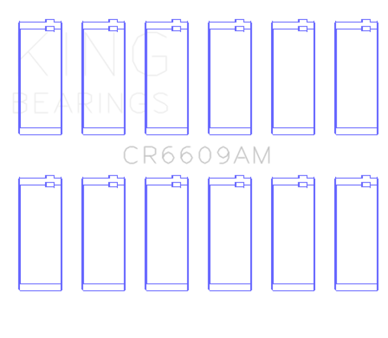 King Engine Bearings BMW M30/M32/B35 Performance Rod Bearing Set