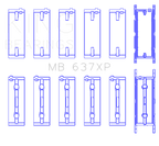 King Engine Bearings BMW S85B50A Crankshaft Performance Main Bearings (Size STDX)
