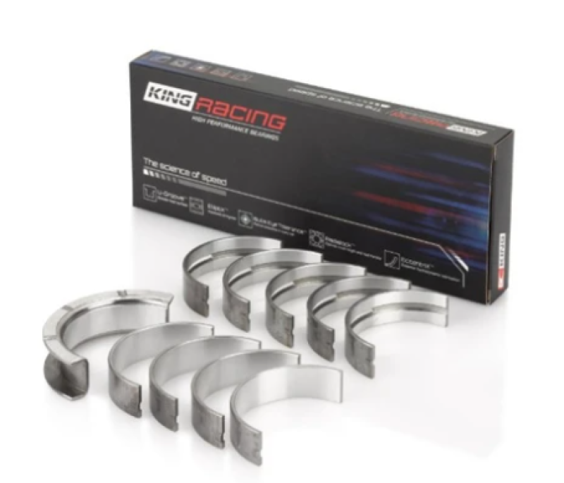 King Engine Bearings Chrysler 426Ci/ 440Ci V8 OHV- 6 Upper Flanges (Top Fuel) Main Bearing Set