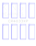 King Engine Bearings Honda F20C/F22C/B20/H22 16V Performance Rod Bearing Set - Size STD