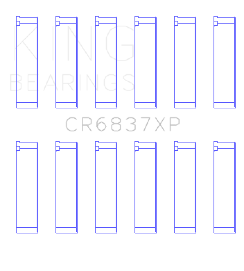 King Engine Bearings Honda J30 / J35 Connecting Rod Bearing Set