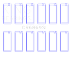 King Engine Bearings Jeep AMC 232CI/242CI/248CI I6 (Size .020) Connecting Rod Bearing Set