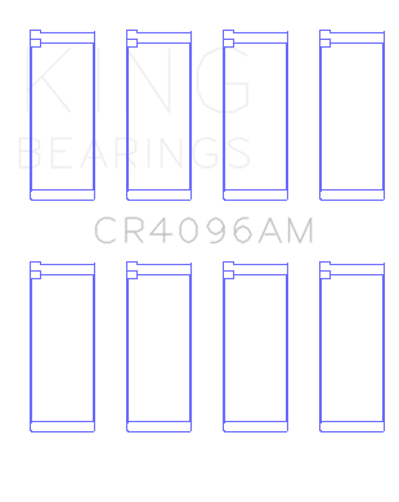 King Engine Bearings Mazda FE/G6/F8 Rod Bearing Set