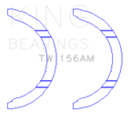 King Engine Bearings Mazda FP/FS Thrust Washer Set