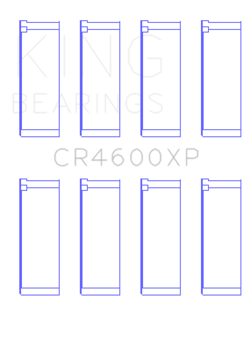 King Engine Bearings Mini (BMW) W11B16 Connecting Rod Bearings - Set of 4 Pairs