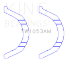 King Engine Bearings Nissan MR20DE Thrust Washer Set
