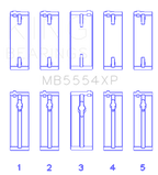 King Engine Bearings Toyota 3SGTE Performance Main Bearing Set - Size STD