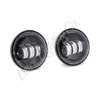 Letric Lighting 4.5in LED Passing Lamps Black