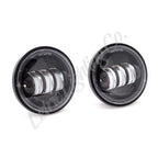 Letric Lighting 4.5in LED Passing Lamps Black