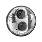 Letric Lighting 5.75in LED Premium Projector Headlight Chrome
