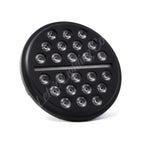 Letric Lighting 7in LED Black Buck-Shot Style Multi-Mini Headlight