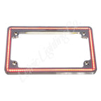 Letric Lighting Perfect Plate Light License Plate Frame Chrome