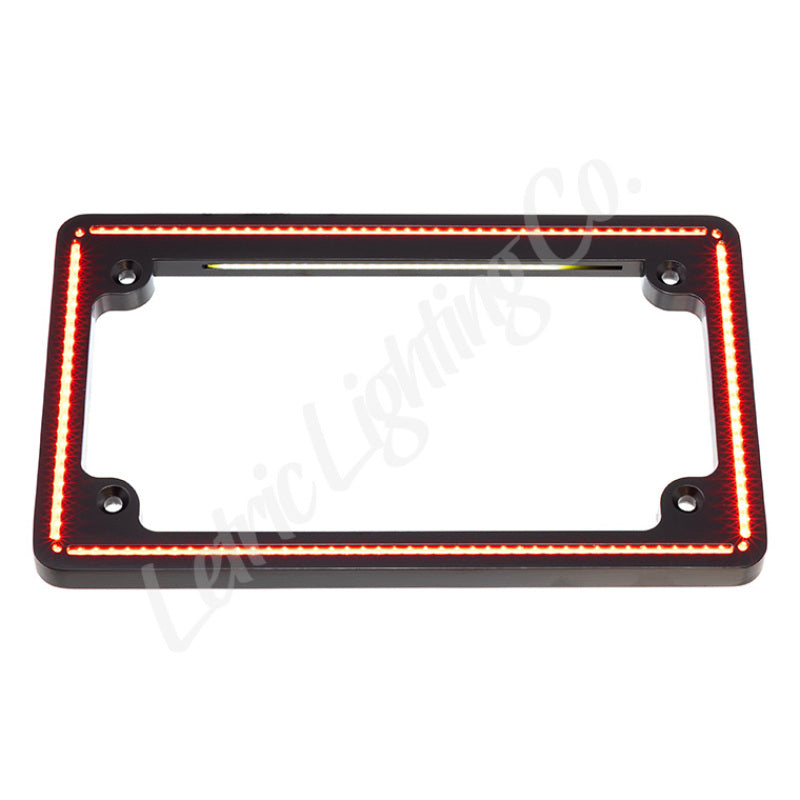 Letric Lighting Perfect Plate License Plate Frame Matte Black