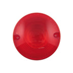 Letric Lighting Red Flat Lens Style Turn Signal Lenses 3In
