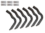 Lund 05-12 Dodge Dakota Quad Cab EZ Running Board Mounting Bracket Kit - Brite