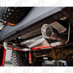 MBRP 07-14 Jeep Wrangler/Rubicon 3.6L/3.8L V6 Axle-Back Dual Rear Exit Aluminum Performance Exhaust