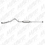 MBRP 2007-2008 Chev/GMC 1500 (Next Gen.) CC EC 66 bed 4.8/5.3L Cat Back Single Side