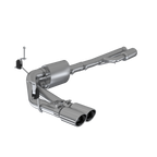 MBRP 2019+ Chevrolet Silverado 1500 4.5L/5.3L Pre-Axle Dual Side Exit w/ 4in OD Tip - AL