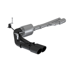 MBRP 2019+ Chevrolet Silverado 1500 4.5L/5.3L Pre-Axle Dual Side Exit w/ 4in OD Tip- Black Coated