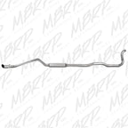 MBRP 88-93 Dodge 2500/3500 Cummins 4WD ONLY Turbo Back Single Side Exit Alum Exhaust System