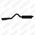 MBRP 97-99 Jeep Wrangler (TJ) Inline-4 2.5L, Inline-6 4.0L 2 1/2in Cat Back Single Side Black Coated