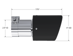 MBRP Universal Carbon Fiber Tip 4in OD / 2.5in Inlet / 7.7in L