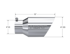 MBRP Universal Tip 6 O.D. Dual Wall Angled 4 inlet 12 length