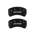 MGP 4 Caliper Covers Engraved Front & Rear Daytona Red finish silver ch