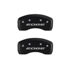 MGP 4 Caliper Covers Engraved Front & Rear EDGE/2015 Red finish silver ch