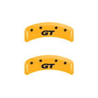 MGP 4 Caliper Covers Engraved Front & Rear MGP Black finish silver ch
